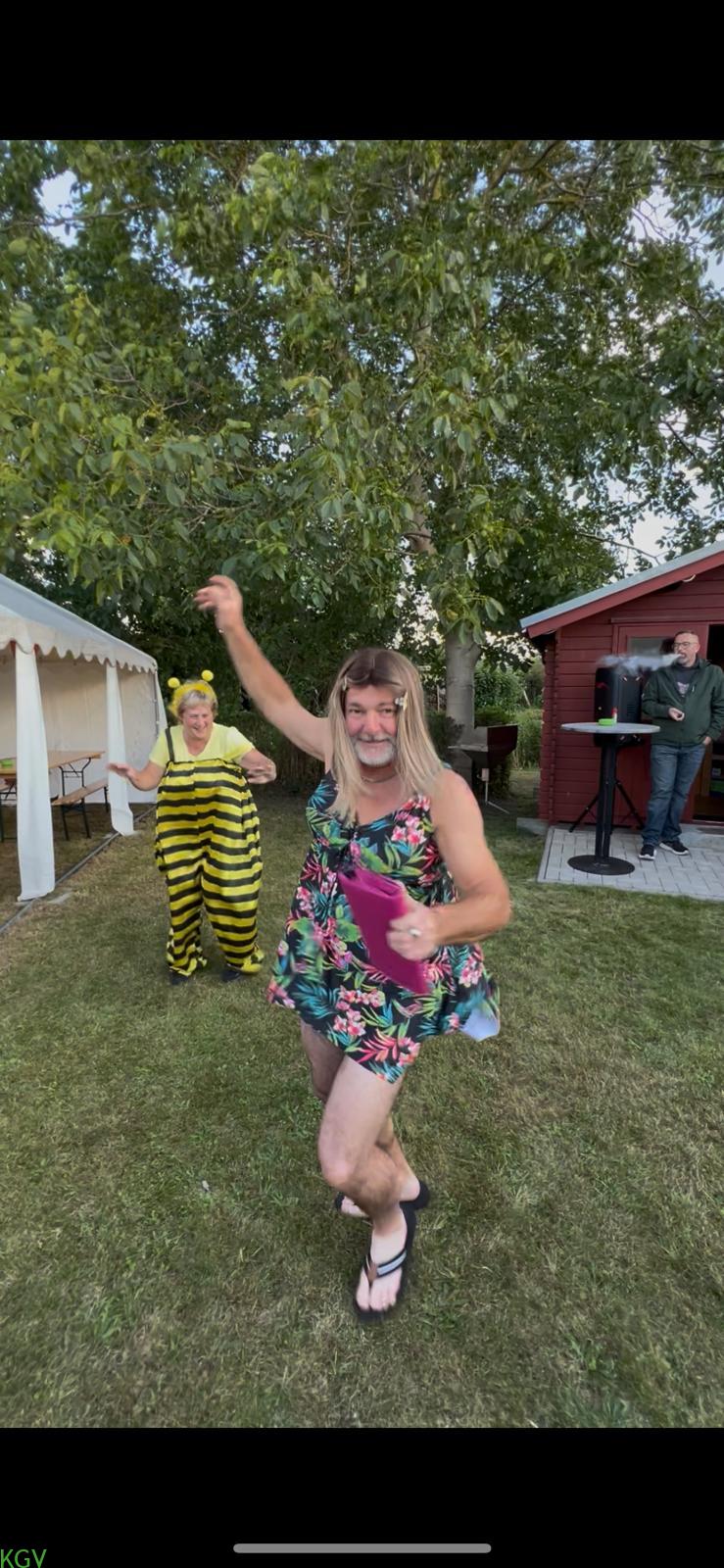 Tänzer bei der Hüttengaudi